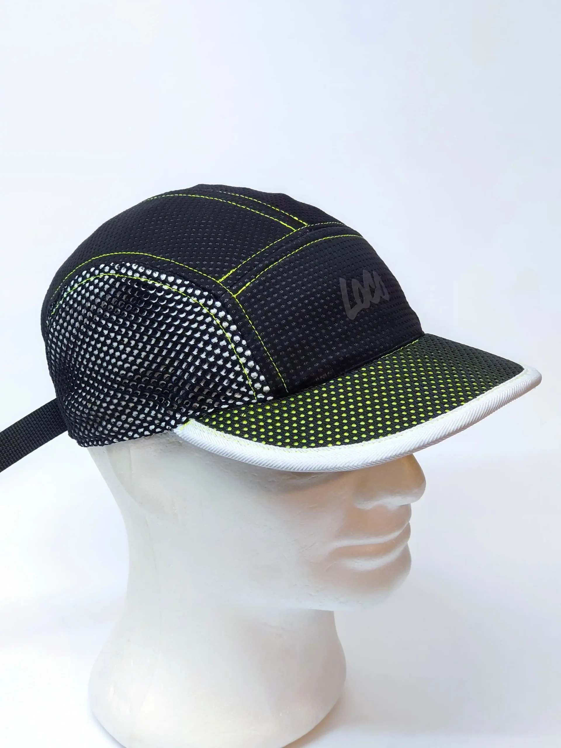 White Leopard 5 Panel Cap - Image 7