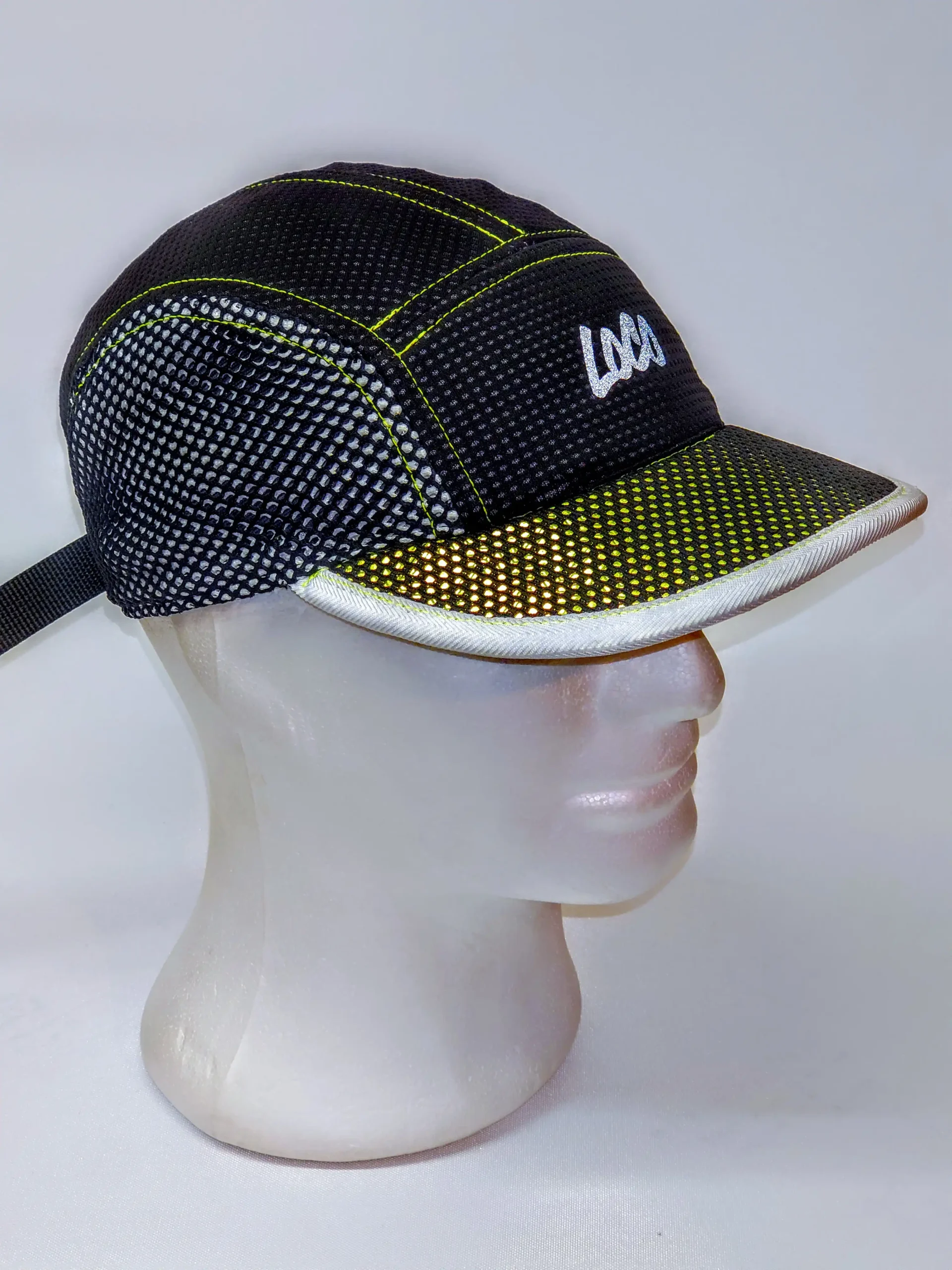 White Leopard 5 Panel Cap - Image 5
