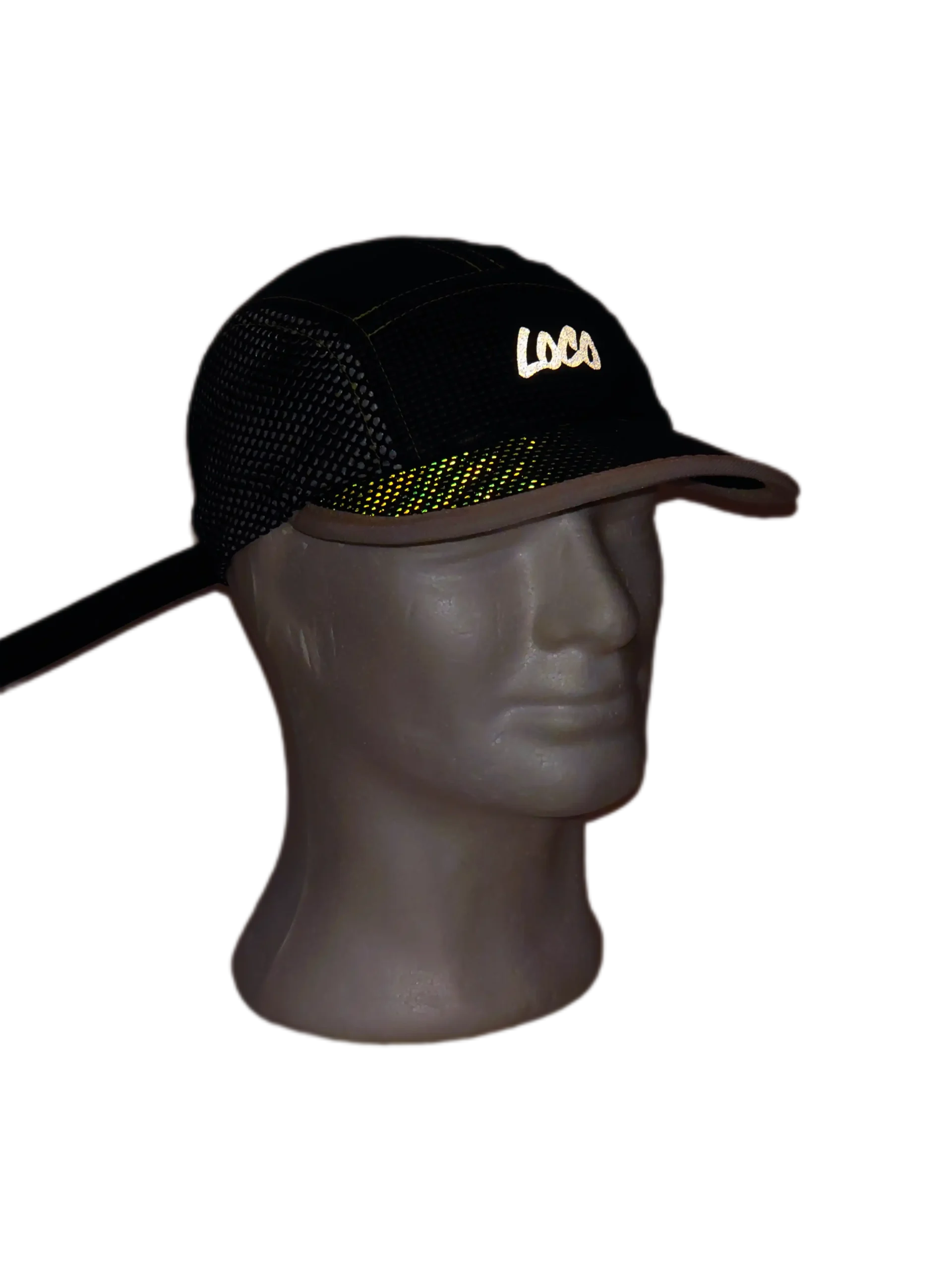 White Leopard 5 Panel Cap - Image 8